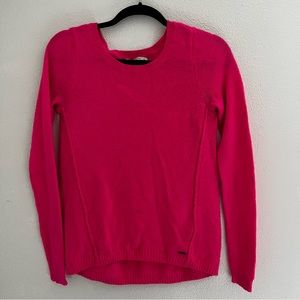Abercrombie & Fitch Wool Blend Hot Pink Magenta sweater